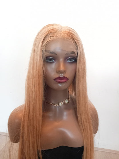 26 inch Virgin hair wig color 27